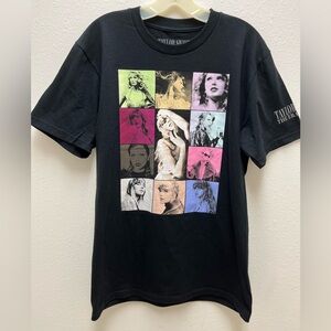 Taylor Swift Black "The Eras Tour" Graphic Tee